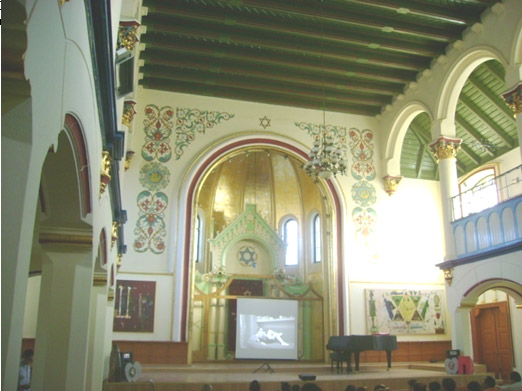 Sinagoga din Bistrița – interior